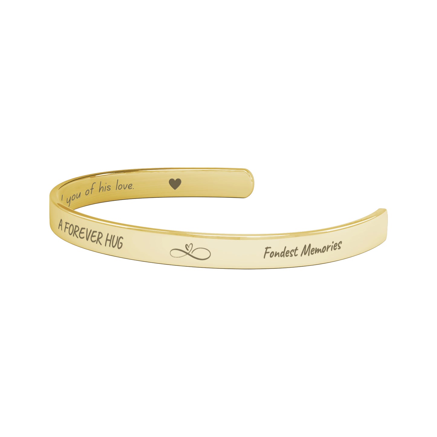The Paulette Memorial Forever Hug Bracelet for loss of Dad