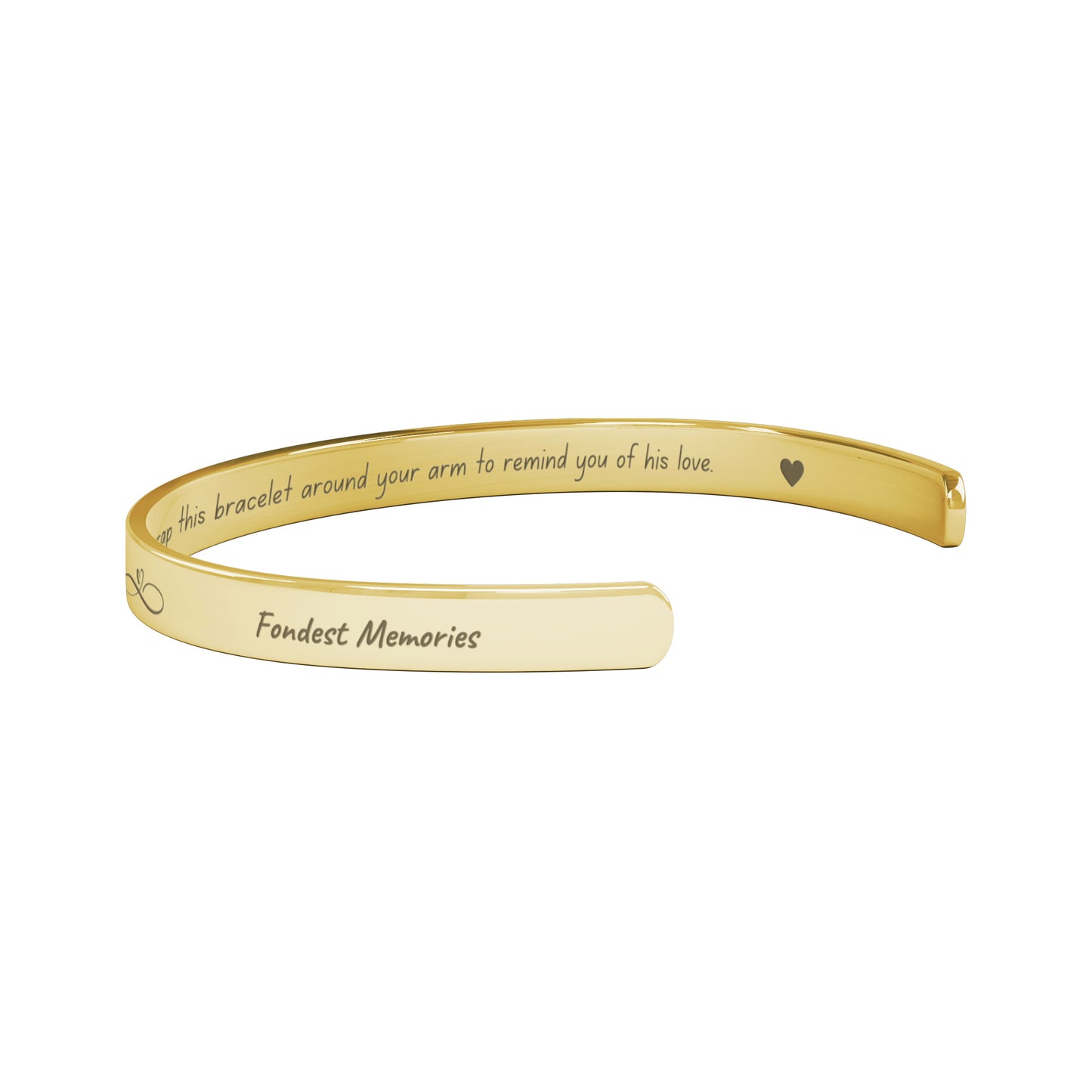 The Paulette Memorial Forever Hug Bracelet for loss of Dad