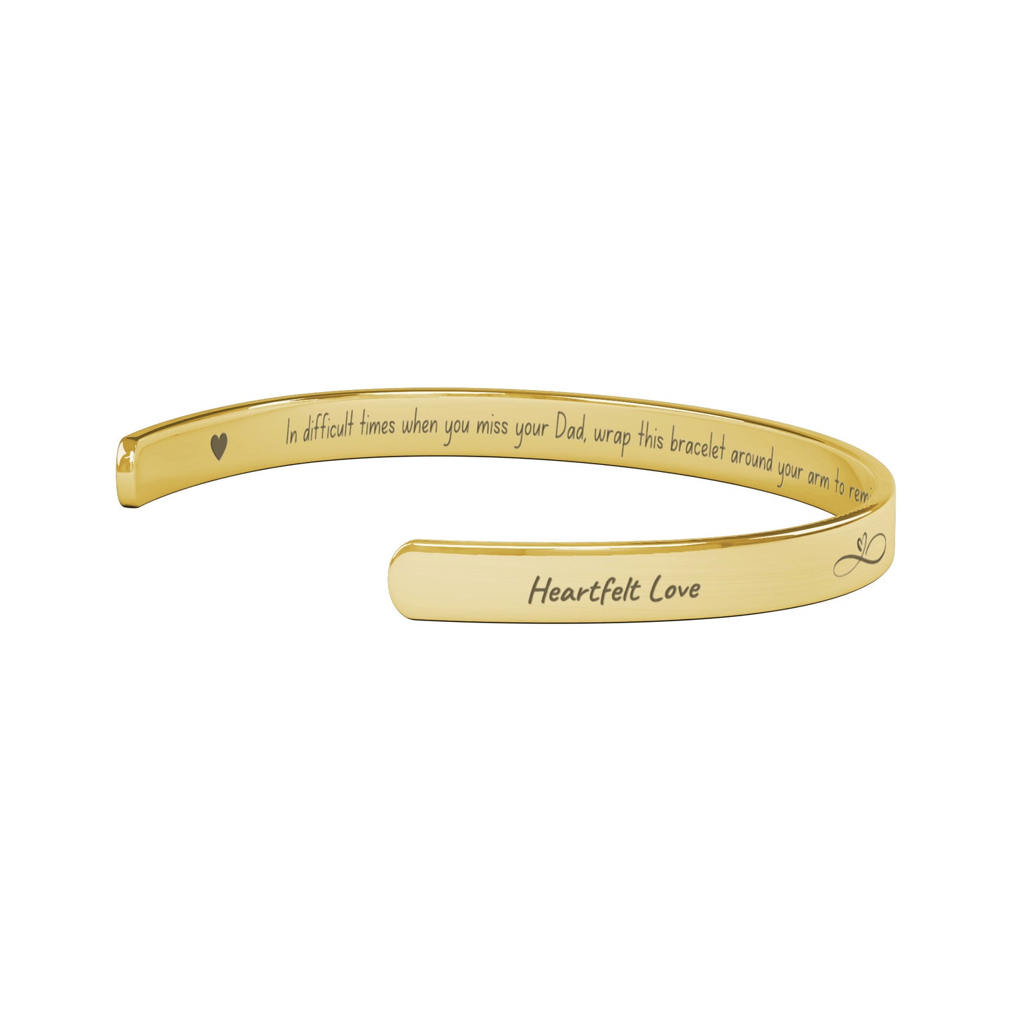The Paulette Memorial Forever Hug Bracelet for loss of Dad