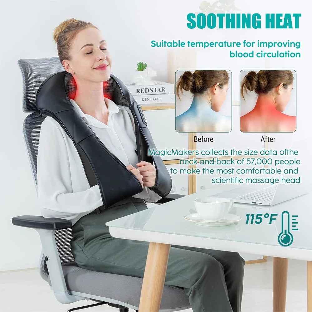 ComfortFit Shiatsu Neck and Shoulder Massager