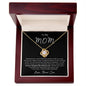 To My Mom Necklace, Mama, Gift For Birthday, I Love Mom Mother Day Gift, From Son