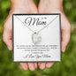 To My Mom Loveknot Necklace