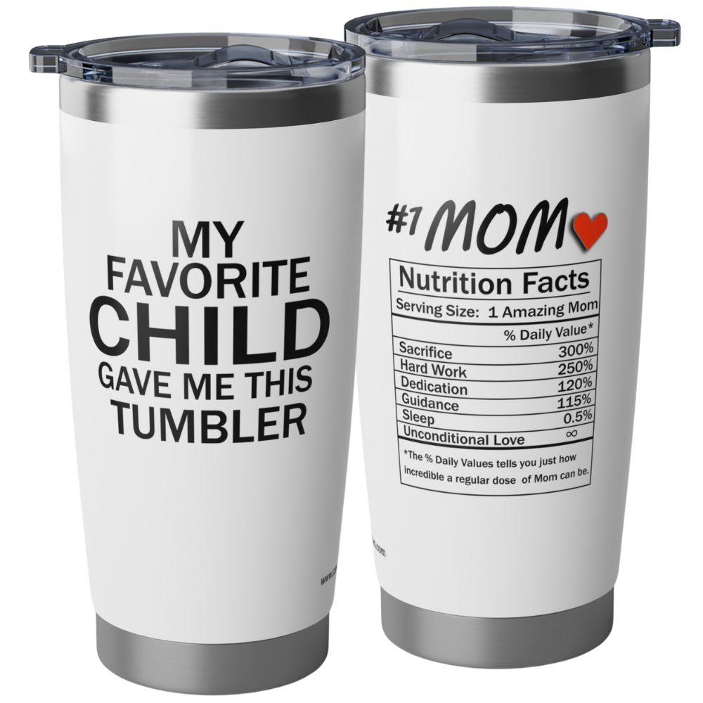 Gifts For Mom From Daughter, Son, Kids , Birthday Gifts For Mom, Mother, Wife,  Bonus Mom, New Mom, Gave Me This Tumble, Pregnant Mom - Funny Gifts For Mom - 20 Oz Tumbler