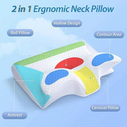 ComfortFit Ergonomic Pillow