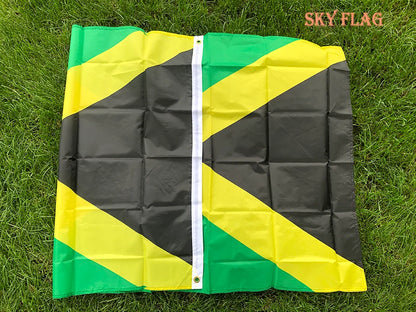 SKY FLAG Jamaica National Flag 90X150cm Hanging Polyesterjam jm Jamaica flag home decoration