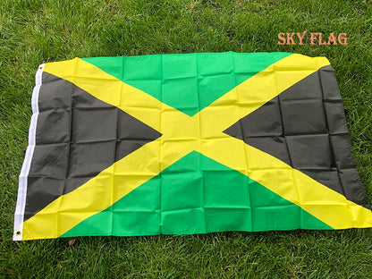 SKY FLAG Jamaica National Flag 90X150cm Hanging Polyesterjam jm Jamaica flag home decoration