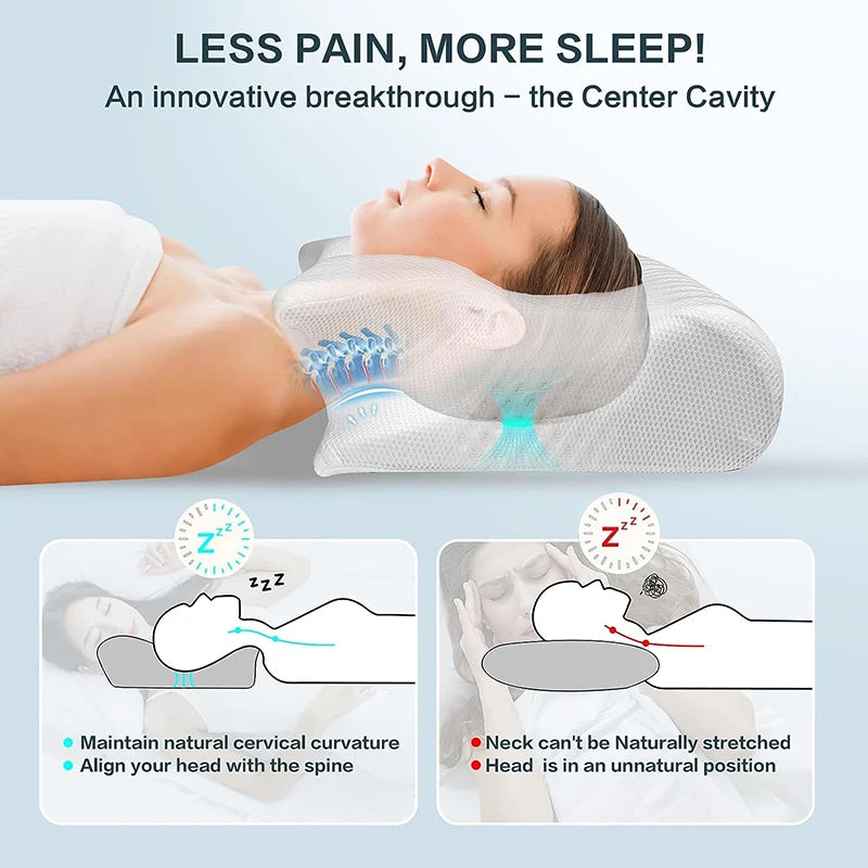 ComfortFit Ergonomic Pillow