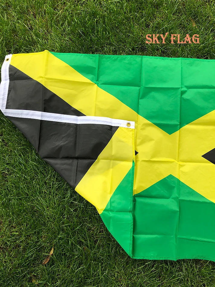 SKY FLAG Jamaica National Flag 90X150cm Hanging Polyesterjam jm Jamaica flag home decoration