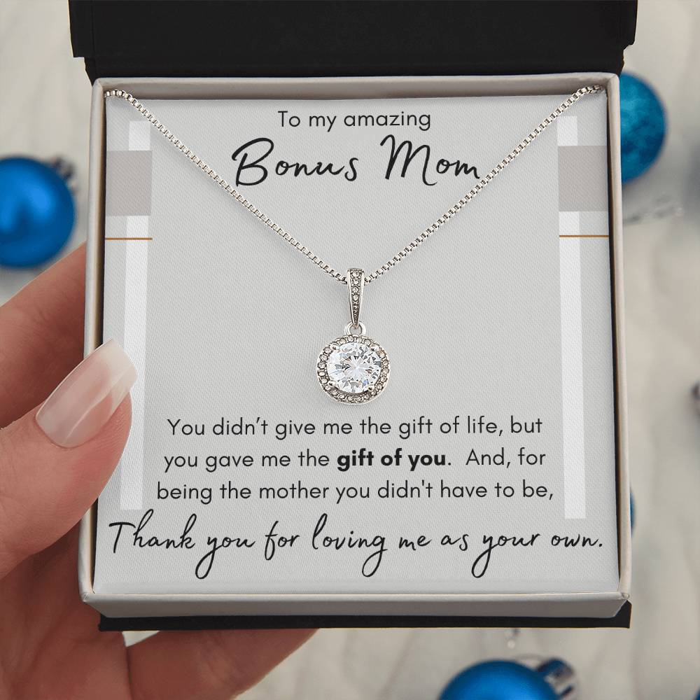 Bonus Mom, Step Mom, Step Mother, Mother In Law, Wedding Gift Necklace