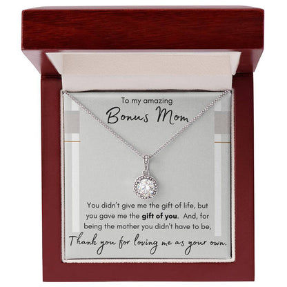 Bonus Mom, Step Mom, Step Mother, Mother In Law, Wedding Gift Necklace