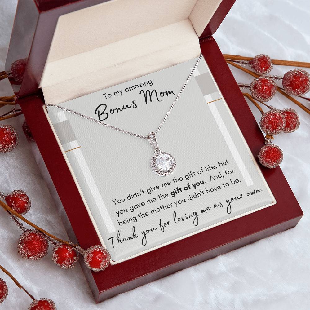 Bonus Mom, Step Mom, Step Mother, Mother In Law, Wedding Gift Necklace