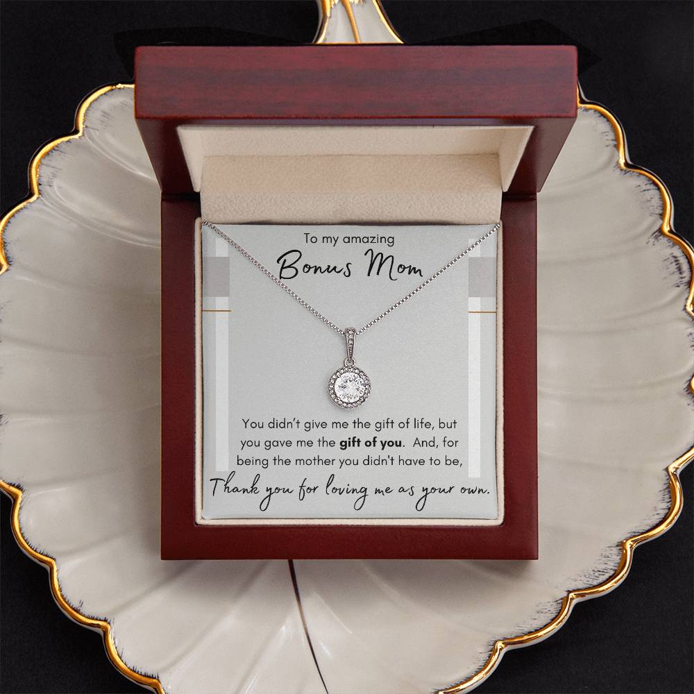 Bonus Mom, Step Mom, Step Mother, Mother In Law, Wedding Gift Necklace