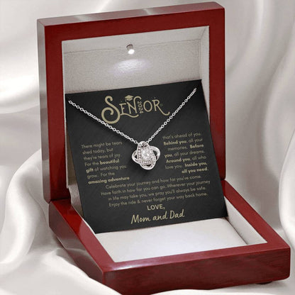 Senior 2024 Graduation - Loveknot Necklace from Mom and Dad GBB2